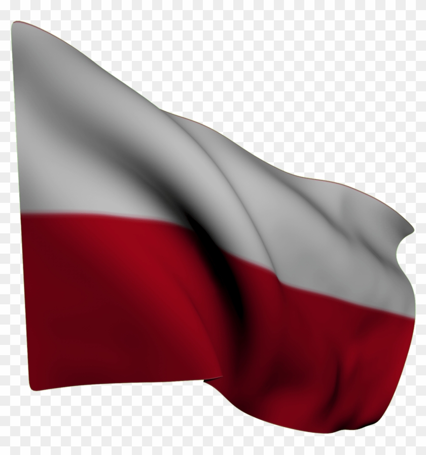 Flag Poland White - Bandeira Polonia Png Clipart #4938523