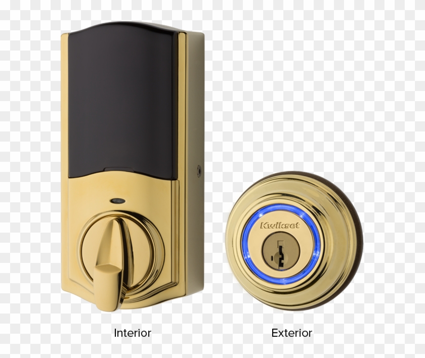 Polished Brass Kevo Smart Lock - Polished Brass Clipart #4938526