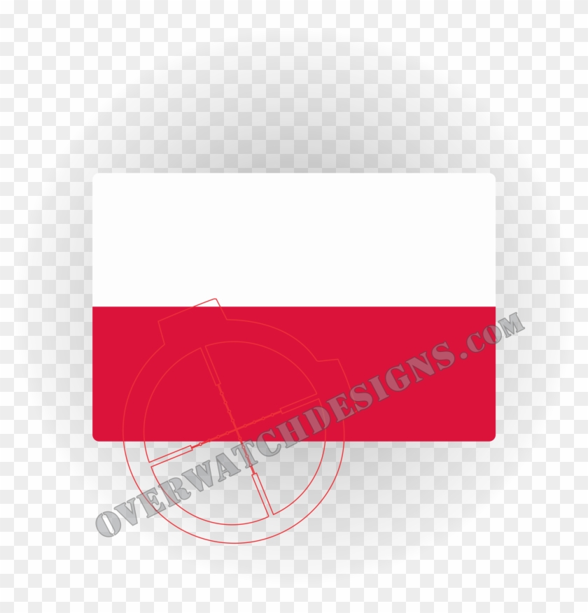 Poland Flag Sticker Printed - Circle Clipart #4938548
