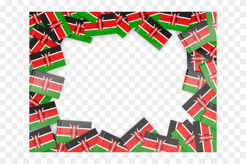 Kenya Flag Frame Clipart