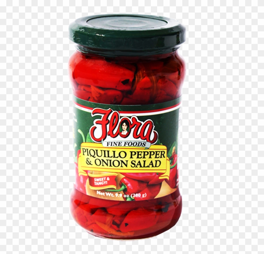 Whole Piquillo Peppers - Flora Foods Clipart #4938949