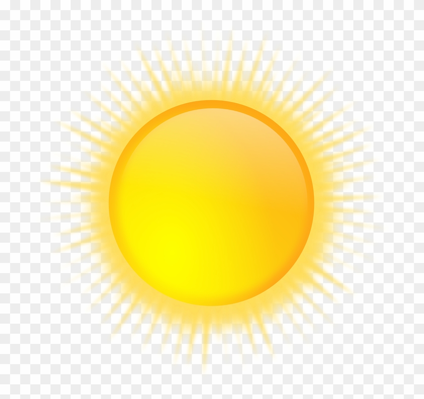 Sun Sunny Weather Sunshine Yellow Forecast - Sunshine Hd Png Clipart