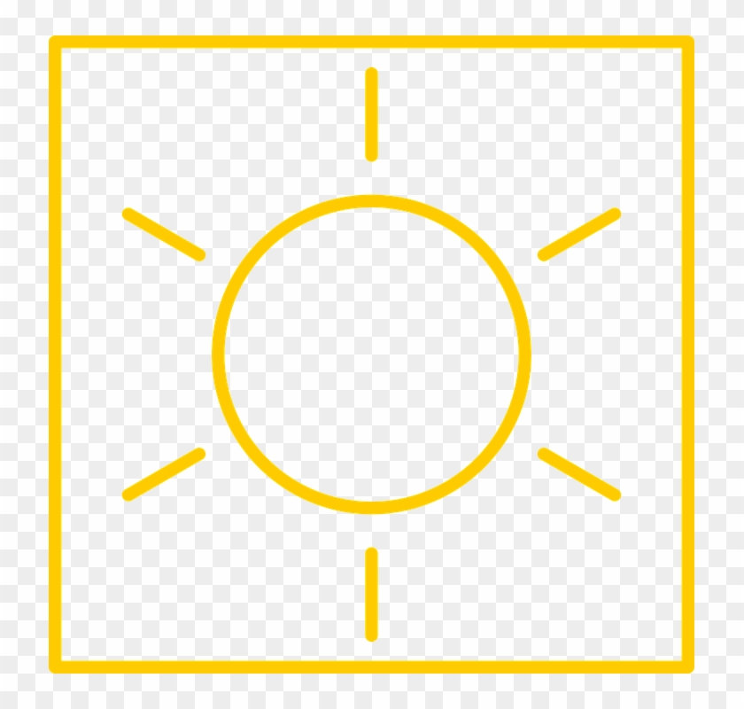 Sunny Summer Weather Outdoor Sky Sunlight - Circle Clipart #4939170