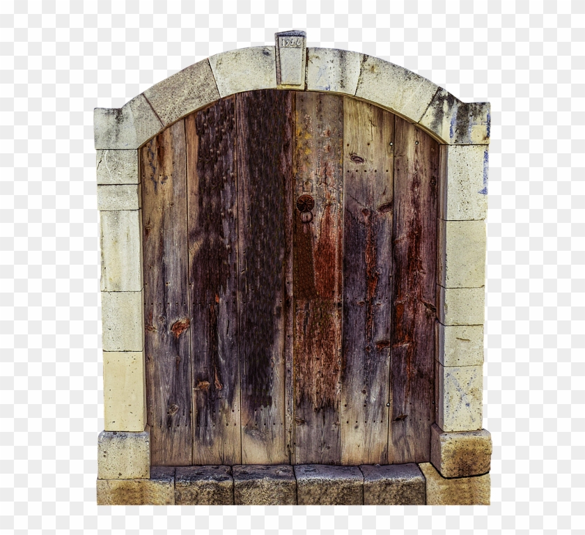 Goal, Door, Input, Old, Old Door, House Entrance, Wood - Old Door Png Clipart #4939200