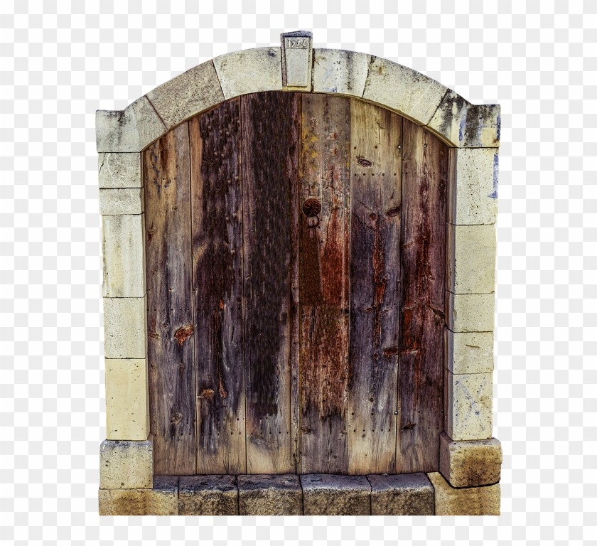 Goal, Door, Input, Old, Old Door, House Entrance, Wood - Old Door Png Clipart