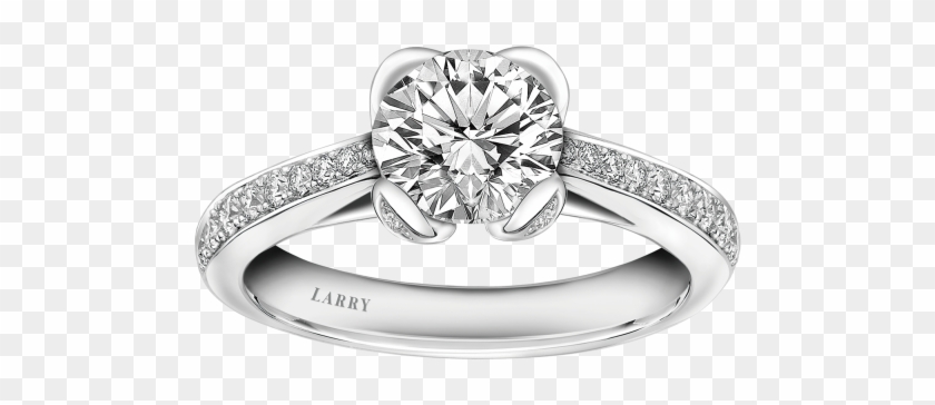 Round Brilliant Diamond Ring - Pre-engagement Ring Clipart