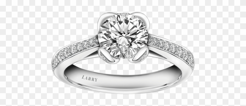 Round Brilliant Diamond Ring - Pre-engagement Ring Clipart #4939445