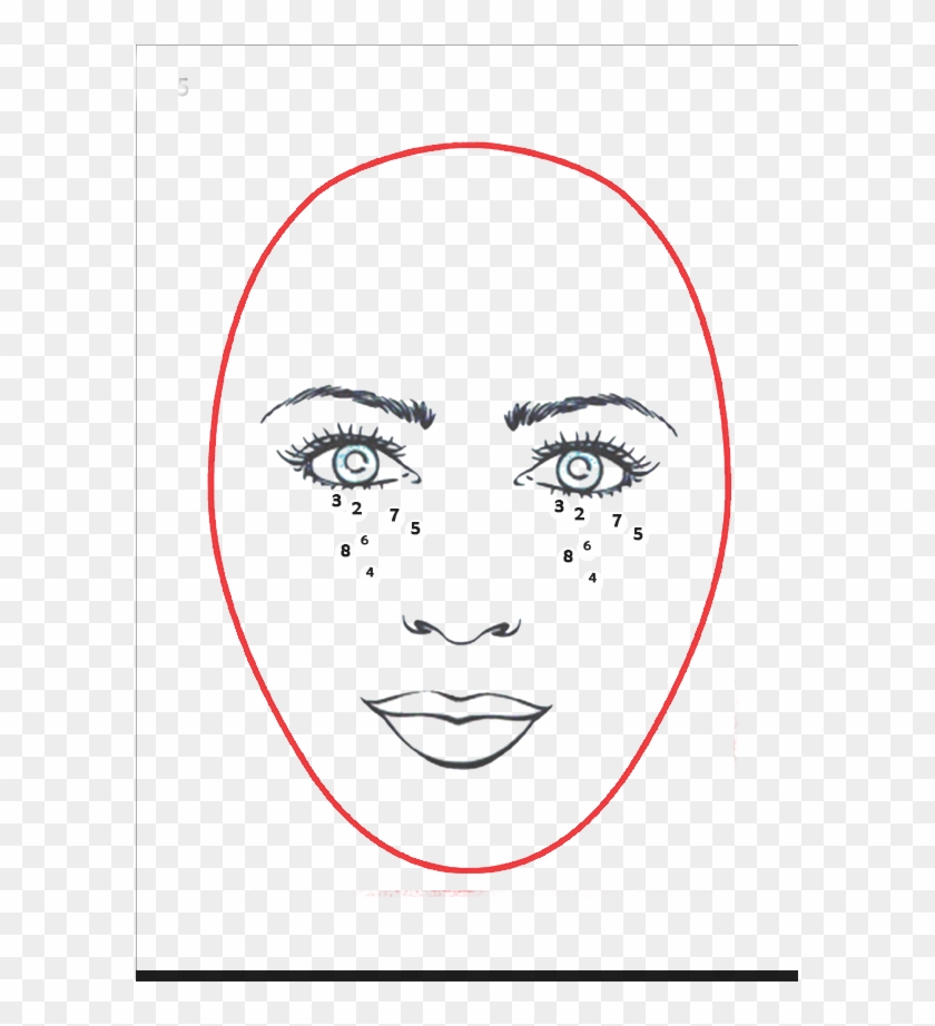 Face Shape To Trace Clipart #4939448