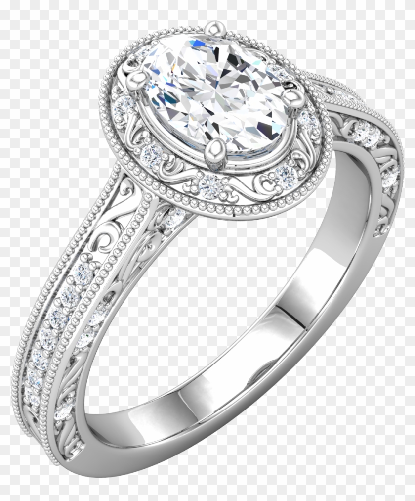 Gorgeous Vintage Style Engagement Ring By - Pre-engagement Ring Clipart #4939487