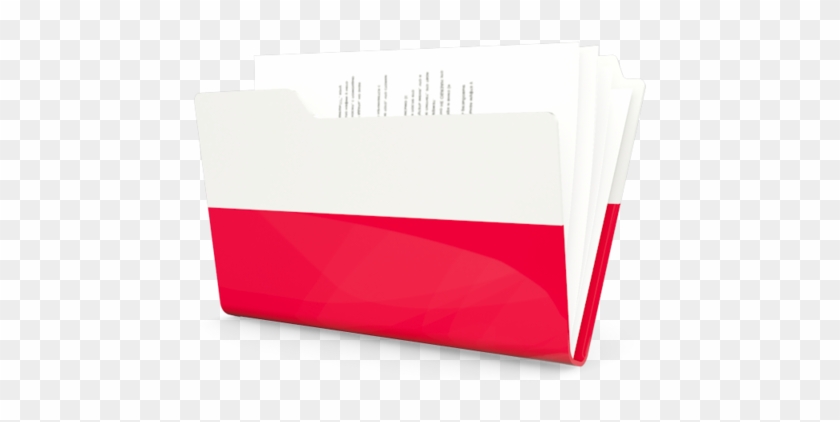 Round Concave Icon Illustration Flag Poland - Parallel Clipart