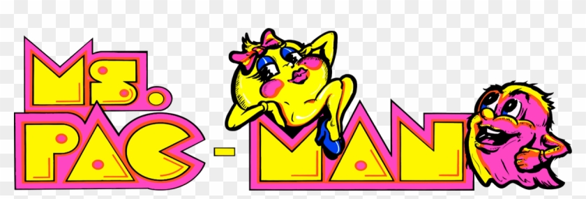 Ms - Pac-man - Clear Logo - Ms Pac Man Logo Clipart #4939816