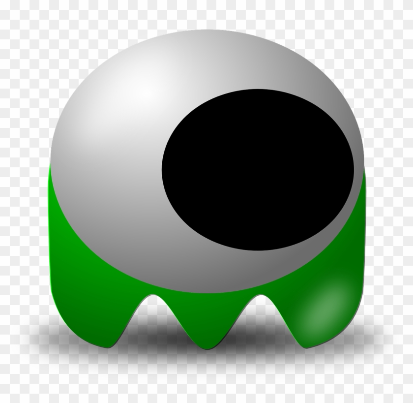 Vector Graphics, - Pac Man Ghost Alien Clipart