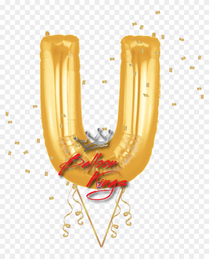 Gold Letter Png - Gold Letter U Clipart