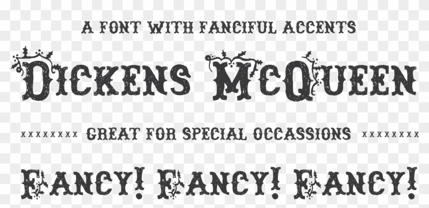 Free Font From Chank This Ornate And Sketchy New Alphabet - Font Victorian Clipart #4940317