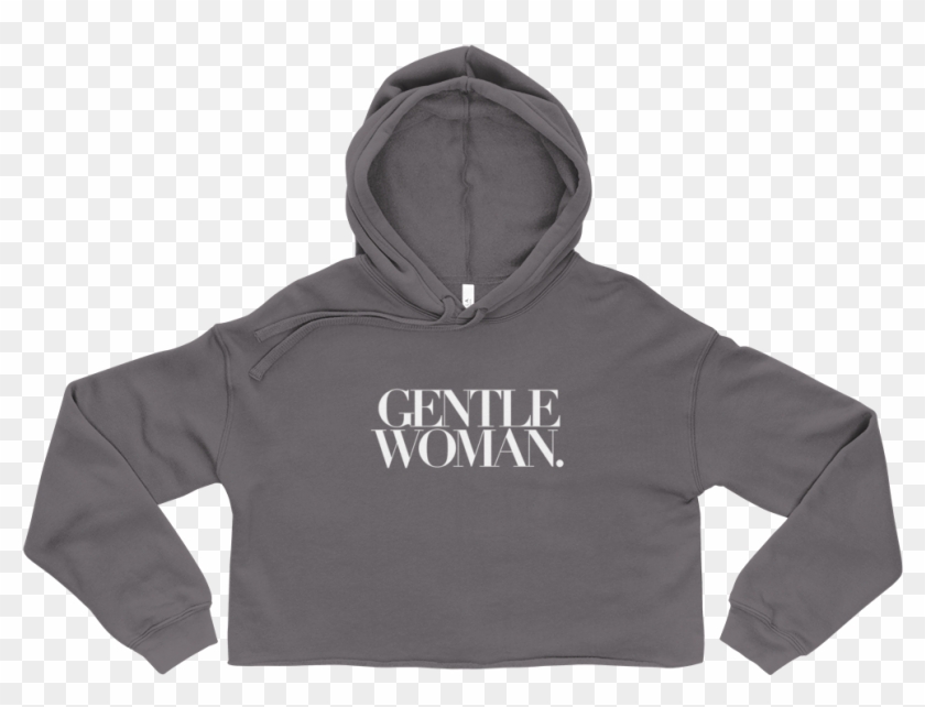 Gentlewoman Crop Hoodie - Sweatshirt Clipart #4940352