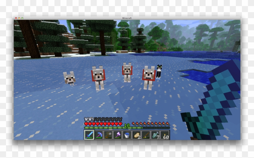 When I Had Gathered Ten Fish I Went There In Search - Minecraft Clipart #4940375