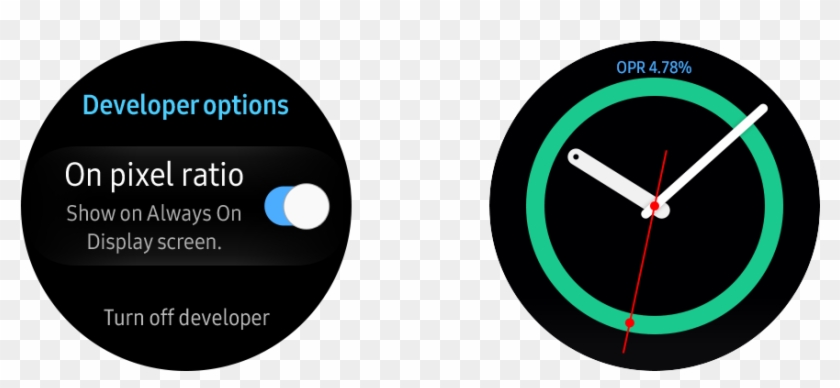 To Make It Visible, Open The Watch's Settings Menu, - Smartwatch Clipart #4940411