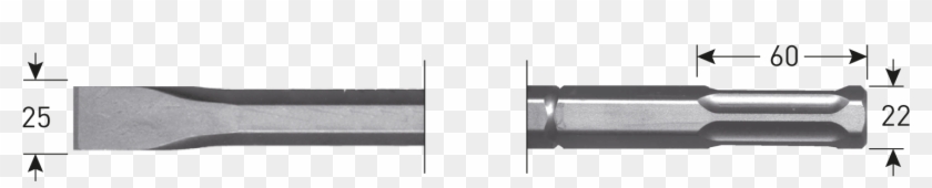 Flat Chisel - Chisels, Hex - 22mm - Chisels For Power - Usb Flash Drive Clipart