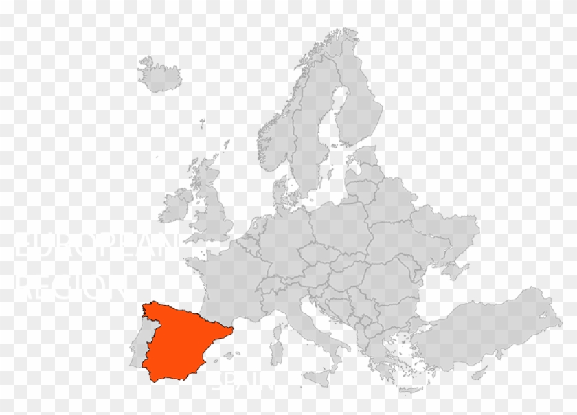 Spanish Cuisine, Spanish Hospitality,spanish Tradition - Water Scarcity Europe Map Clipart