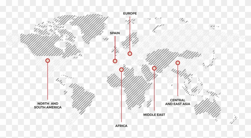 Spain - Soviet Union Map Mercator Projection Clipart