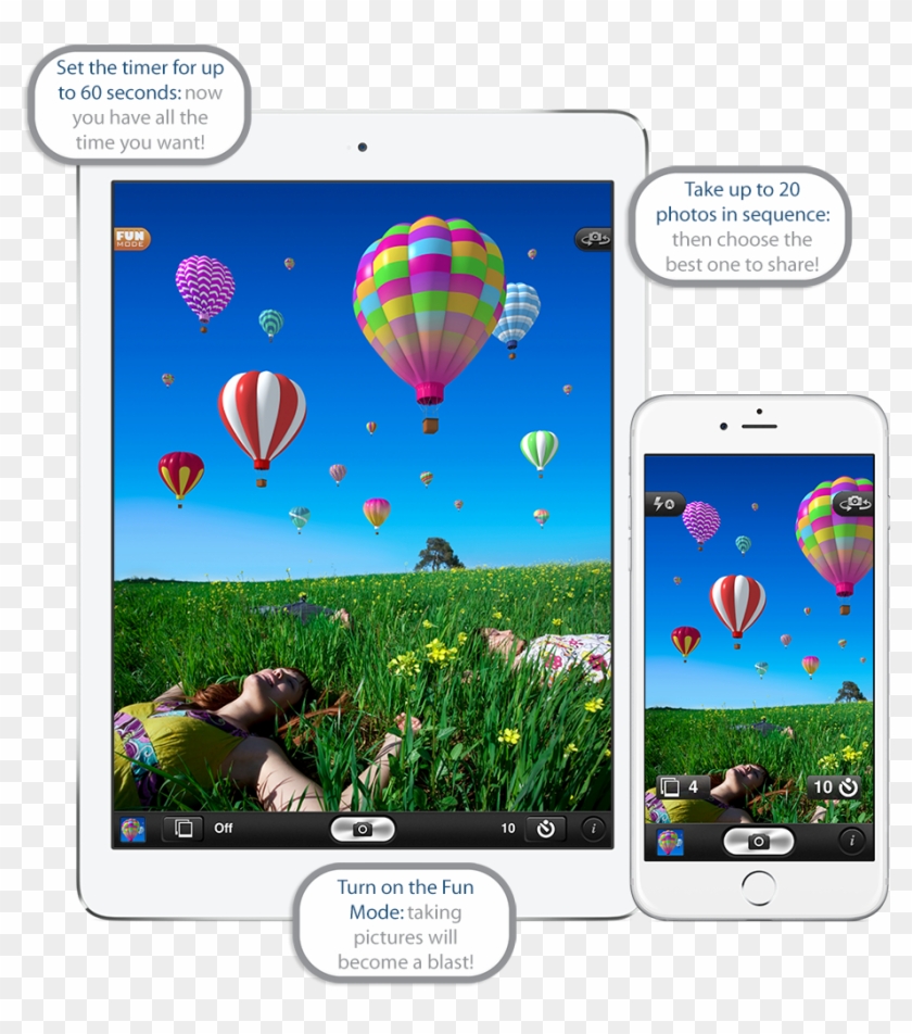 Prevent Camera Shake Caused By Contact With The Iphone - Smartphone Clipart #4941023