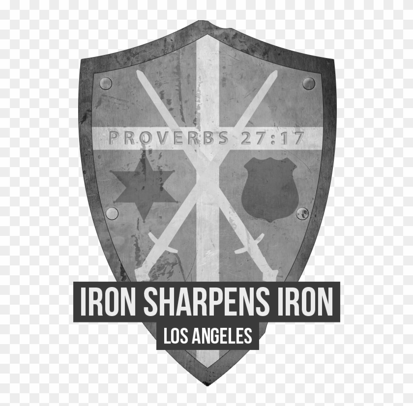 Logo Design Concept Iron Sharpens Iron - Iron Sharpens Iron Design Clipart