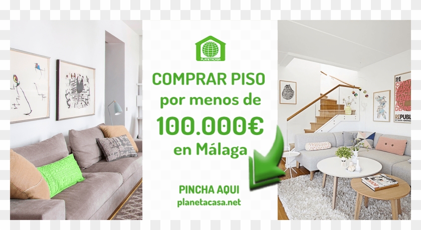 Comprar Piso Por Menos De 100000 Euros En Malaga - Interior Design Clipart #4941800