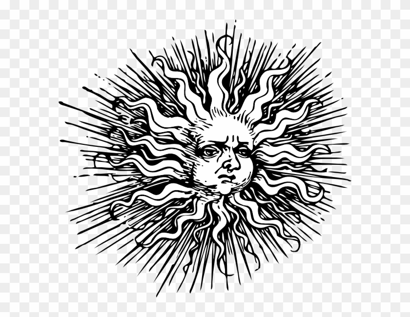 Small - Old Sun Clipart