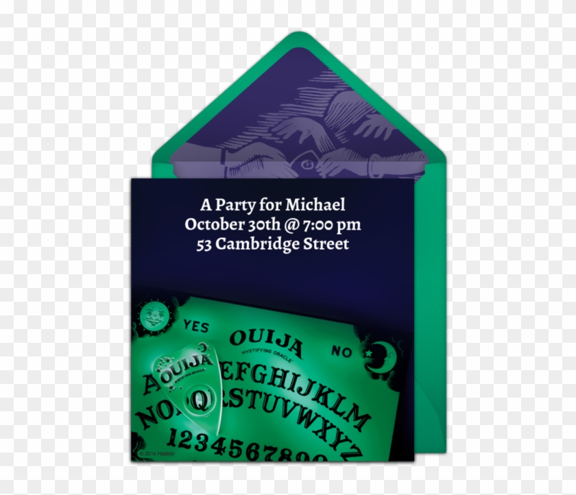 Ouija Online Invitation - Ouija Board Clipart #4941981
