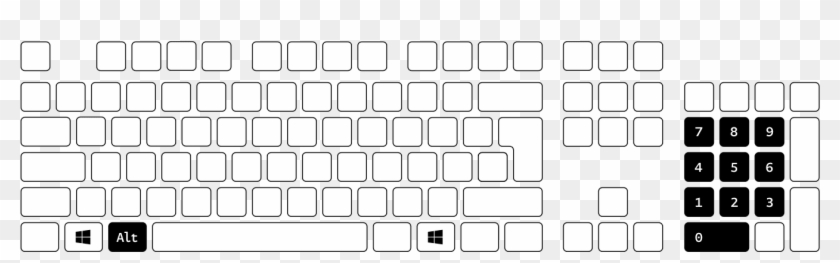 Keyboard Shortcuts Typefacts - Computer Keyboard Clipart #4942155