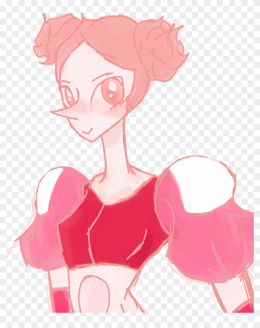 Fanartreally Rough Drawing Of White/pink Pearl - Sketch Clipart