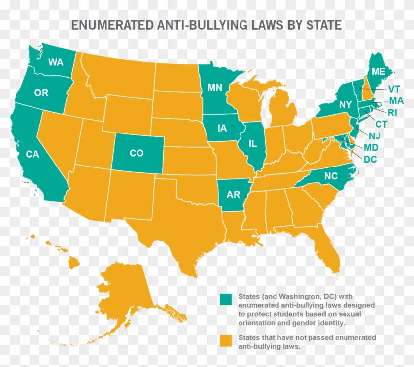 South America Map Bully 33 States Don T Protect Lgbt - Number Of Senators From Each State Clipart