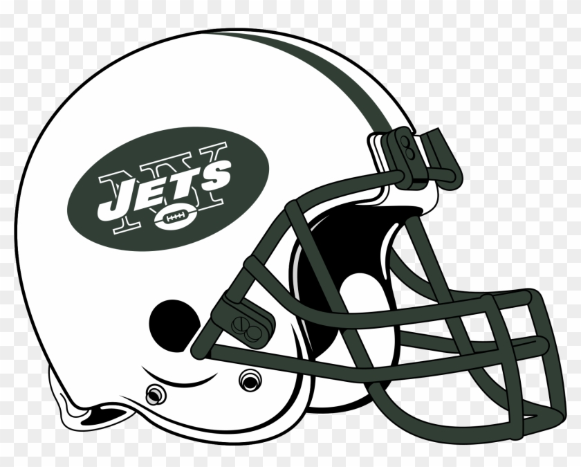New York Jets Helmet Rightface - New York Jets Helmet Logo Clipart