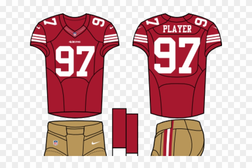 Helmet Clipart 49ers - Carolina Panthers Football Uniform - Png Download