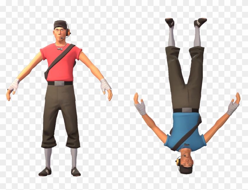 Petition To Make Upvotes Into Scout And Downvotes Into - Tf2 Sniper T Pose Clipart #4942845