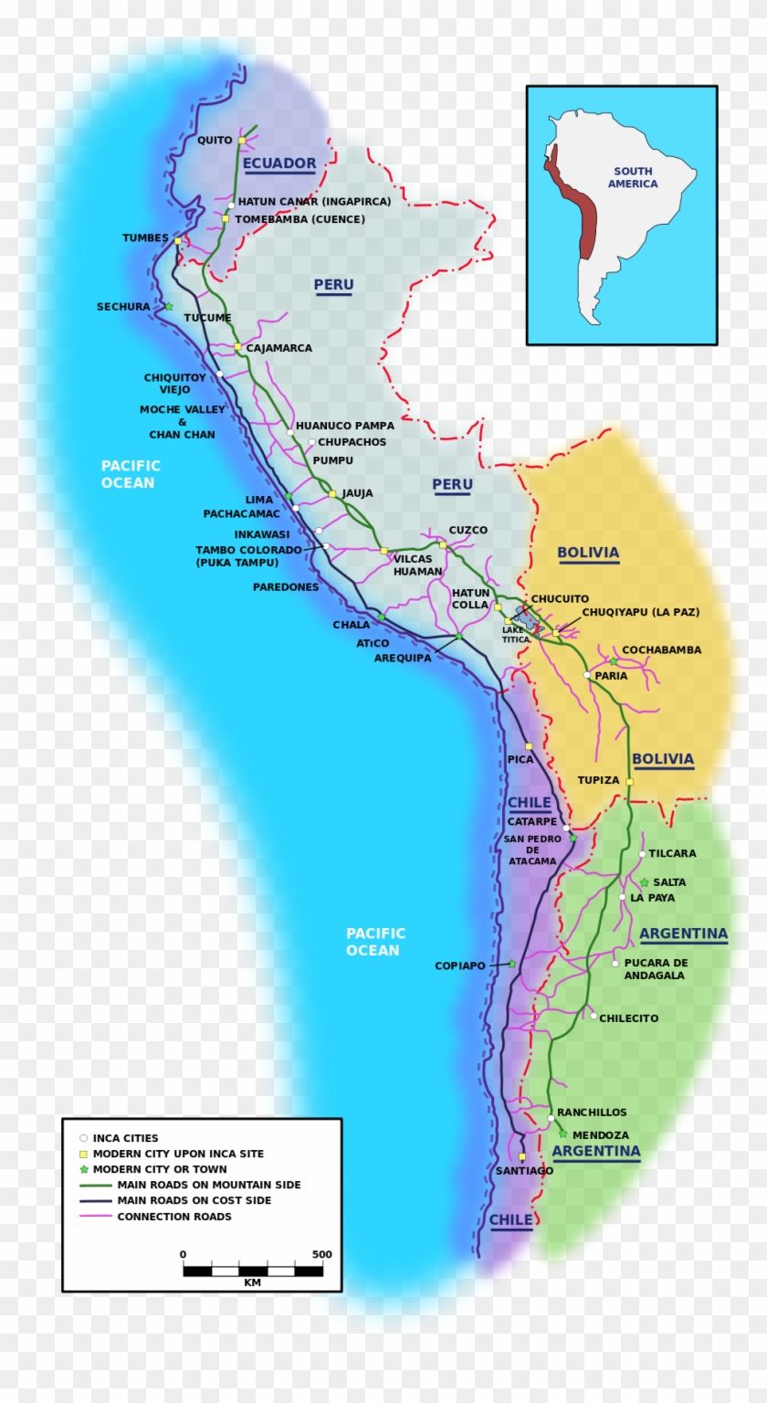 The Inca Road System - Incan Road System Clipart