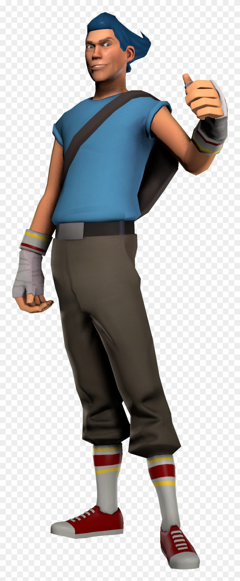 I Tried To Recreate One A Sonic Pose With Scout - Scout Poses Tf2 Clipart