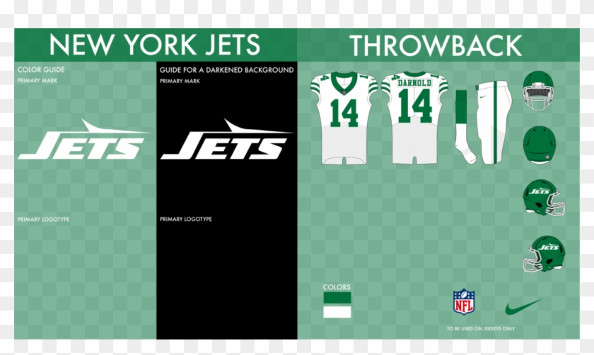 New York Jets Throwback - New York Jets Old Clipart