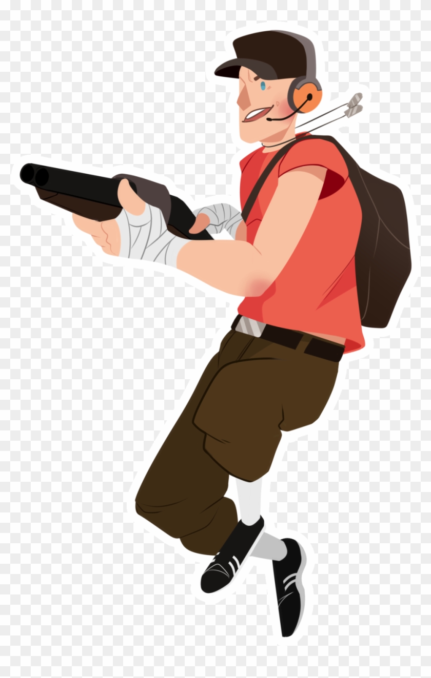 After Years I Played Tf2 Again Because Of Friend And - Revolver Clipart
