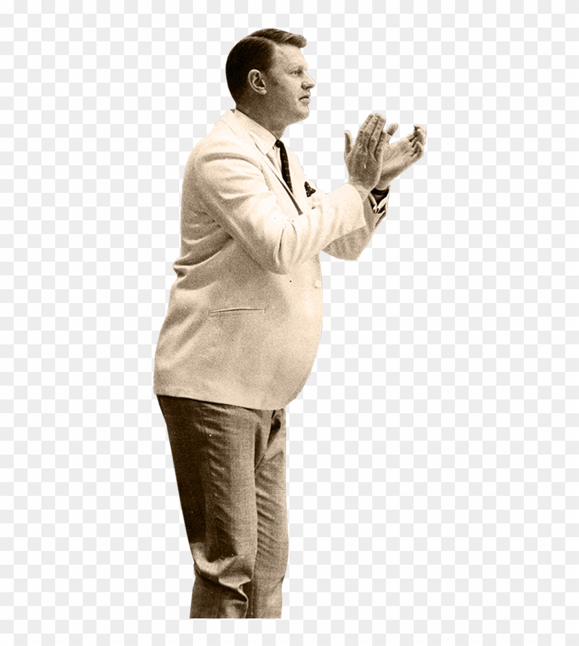 Coach And Broadcaster Johnny "red" Kerr - Standing Clipart #4943567