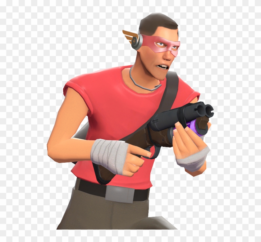 Number 1 Fan - Team Fortress 2 Scout Soda Popper Clipart