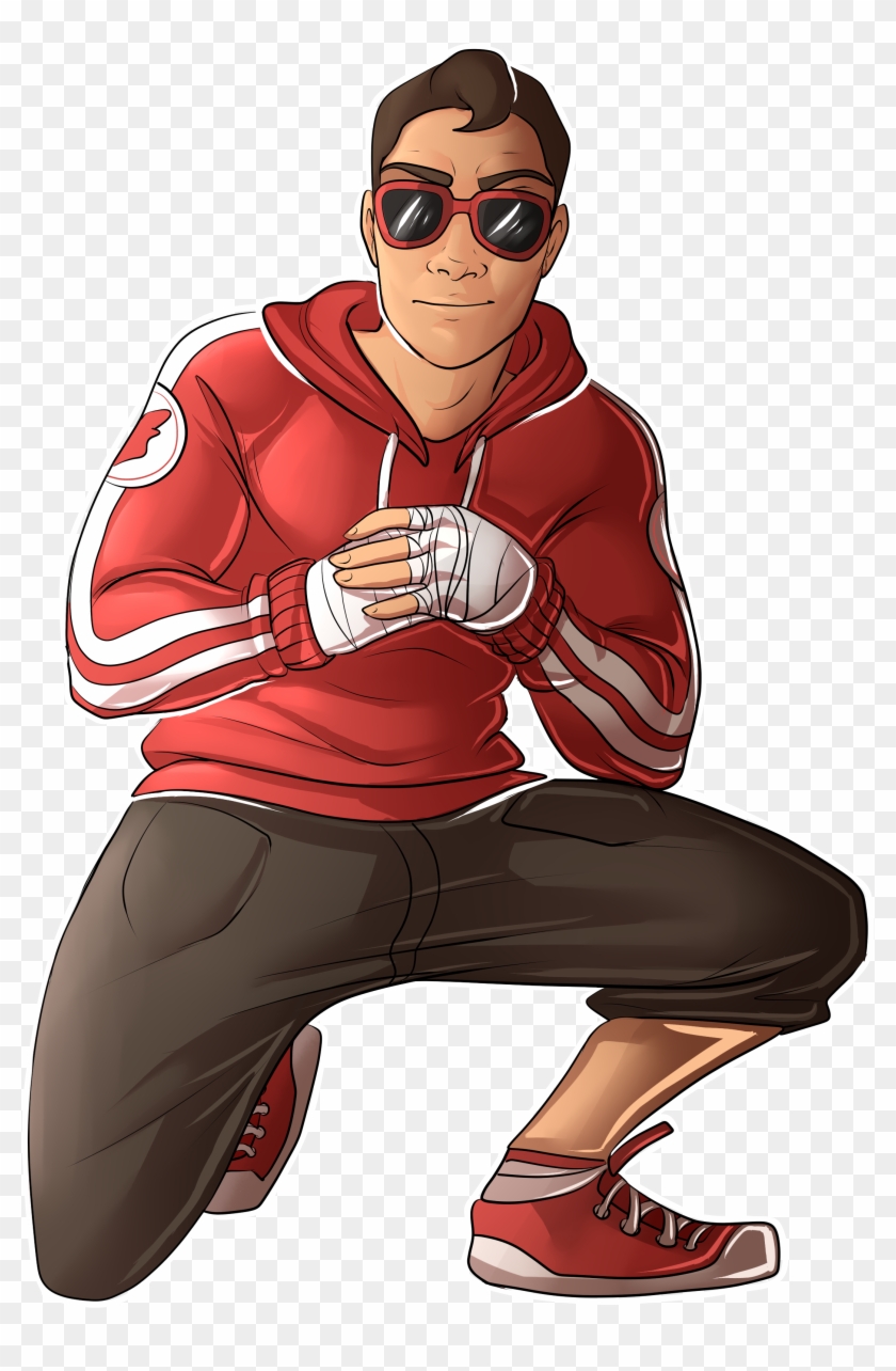 Drew This For My Friend, Danny, On Steam - Weight Room Warmer Scout Clipart