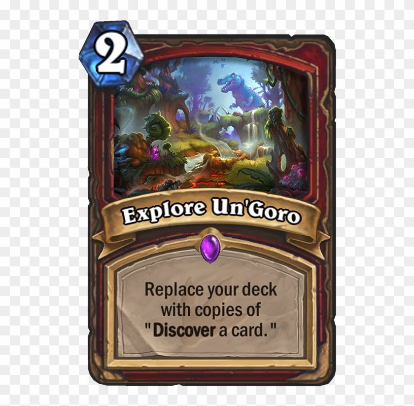 Explore Un'goro Card - Journey To Un Goro Card Clipart