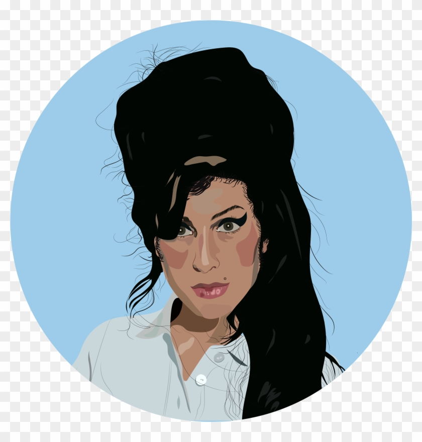 Amy Winehouse Png Transparent Images - Girl Clipart