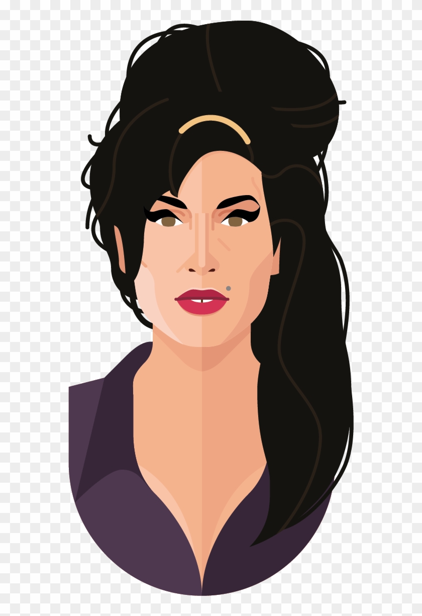 Amy Winehouse Poster - Illustration Clipart