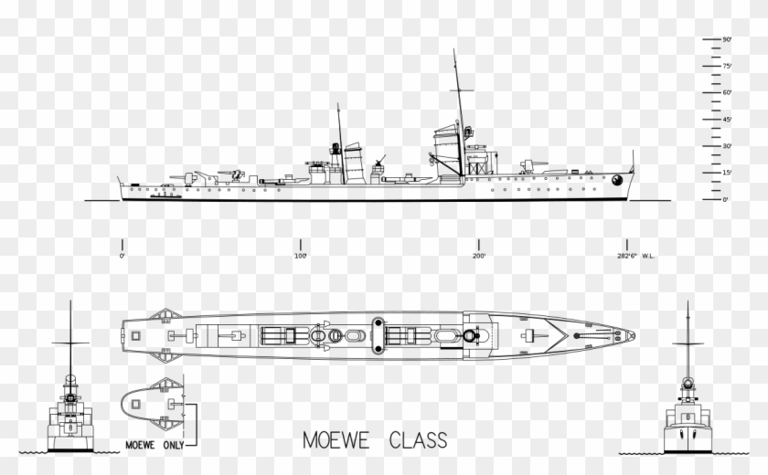 German Torpedo Boat Möwe - Type 23 Torpedo Boat Clipart #4944311