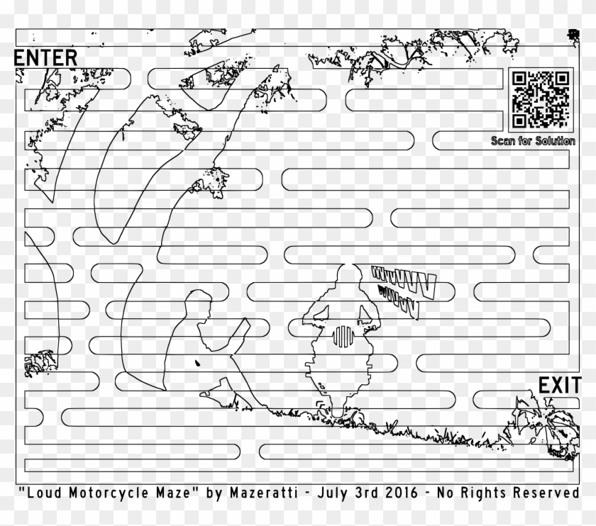 This Free Icons Png Design Of Loud Motorcycle Coloring - Illustration Clipart