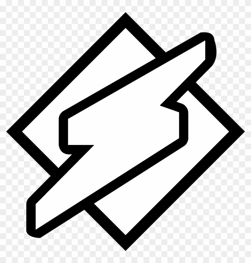 Winamp Logo Black And White - Winamp Logo Clipart