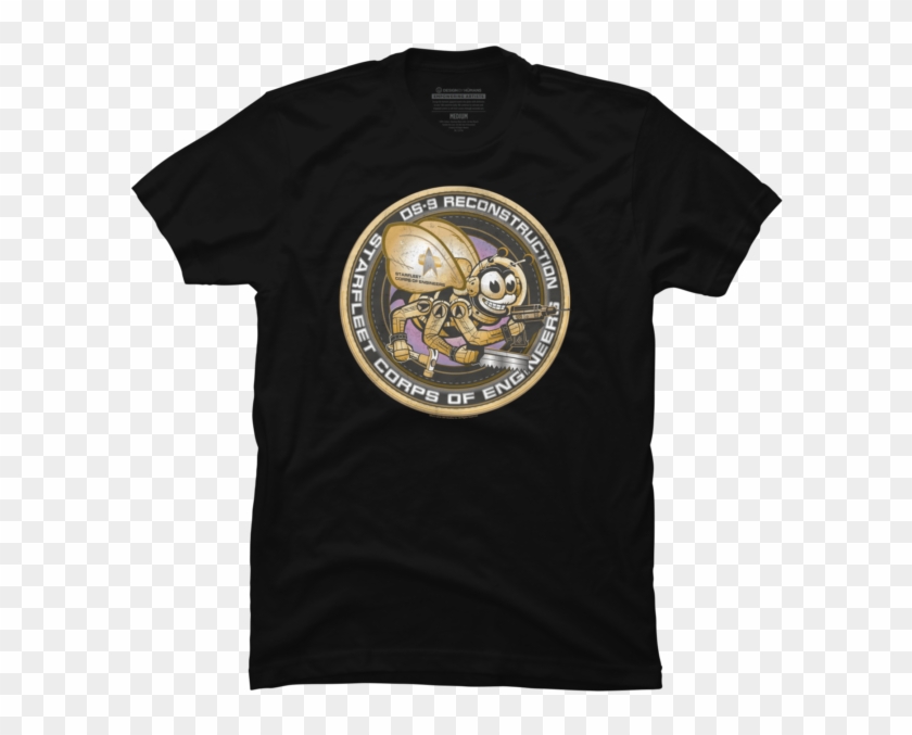 Starfleet Engineers Badge - One Colour T Shirt Design Clipart #4945570