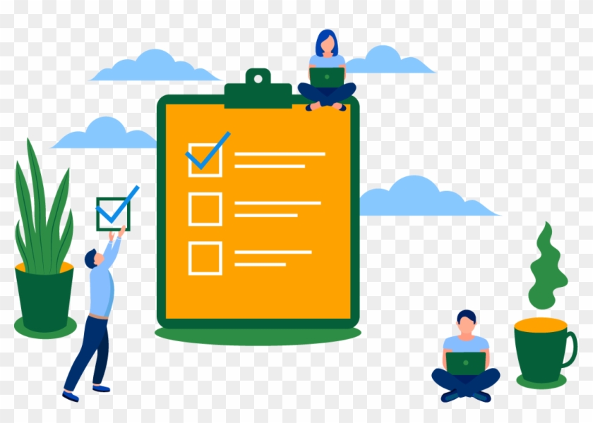 Survey Vs Questionnaire - Illustration Clipart #4945942